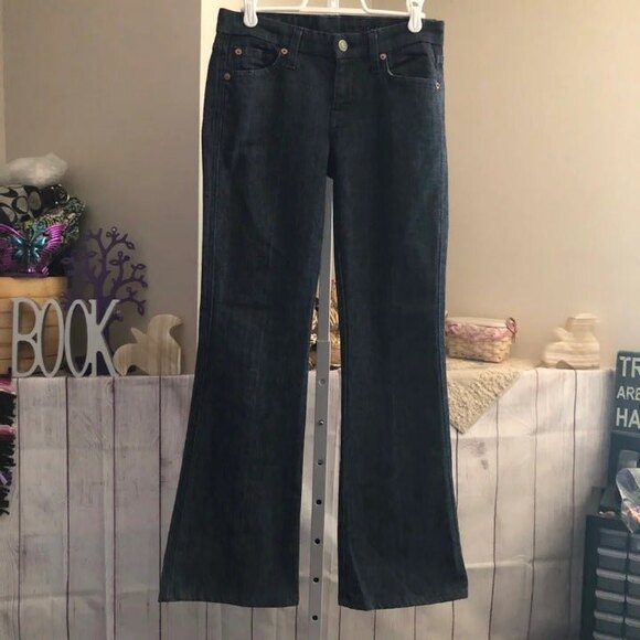 7FAMK sz 25 'A' Pocket Boot Cut Jeans - Picture 1 of 10
